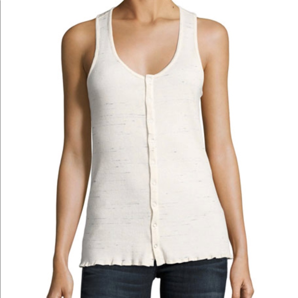 Rag & bone/JEAN ribbed TYLER tank top Size MEDIUM